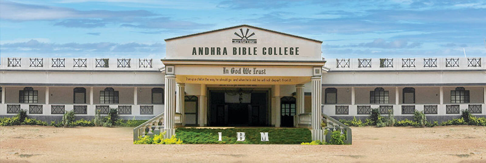 The Andhra Bible College academic building