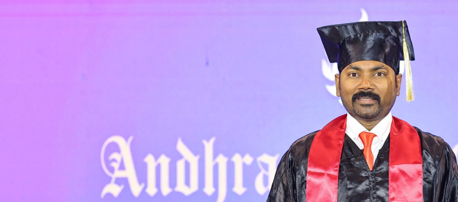 Ganesh Garapati at the ABC commencement