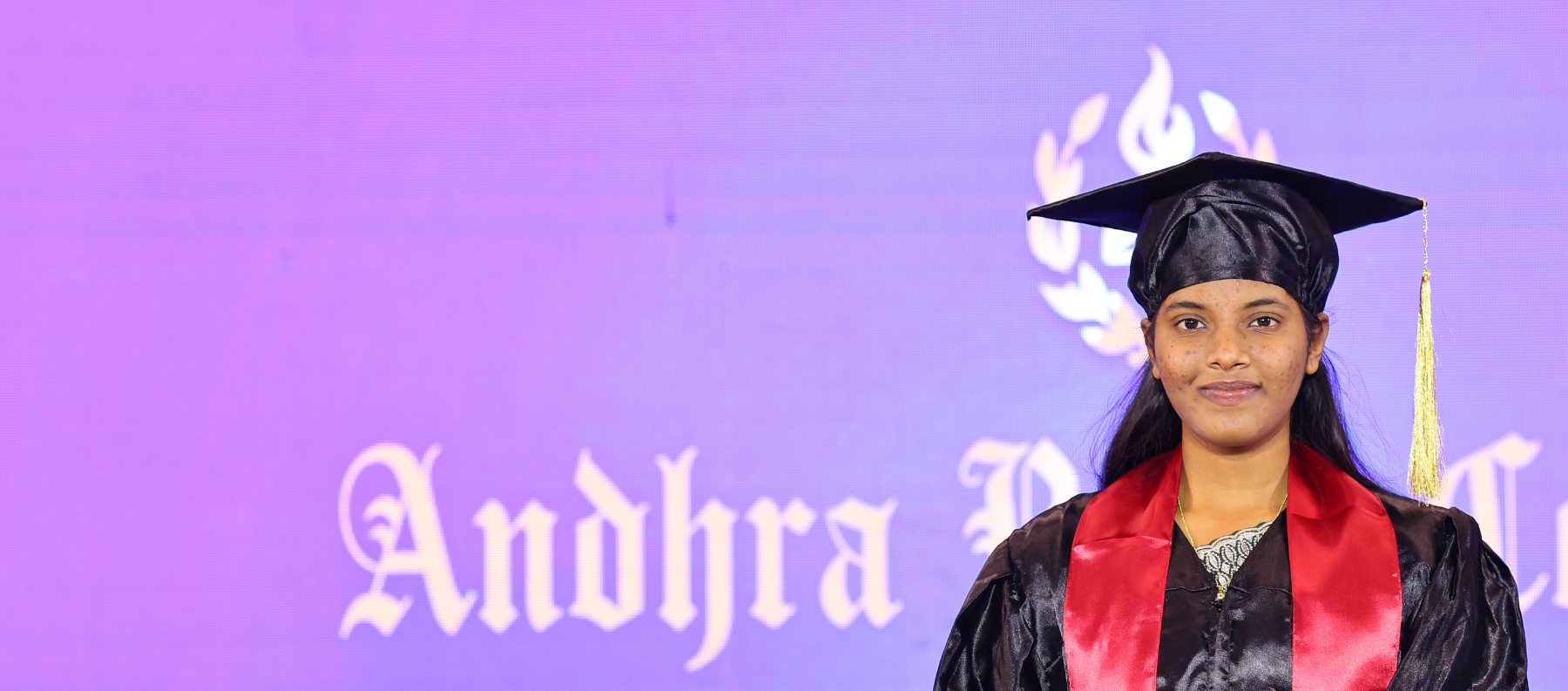 Joshna Jones at the ABC commencement
